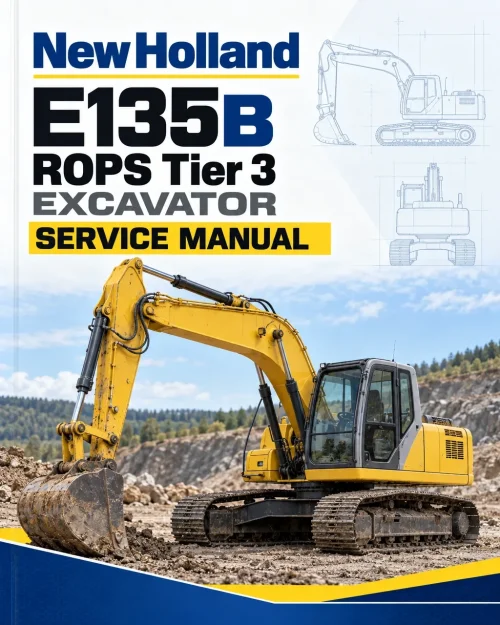 New Holland E135B ROPS Tier 3 Excavator Service Manual New Holland E135B ROPS Tier 3 Excavator Service Manual