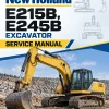 New Holland E215B, E245B Excavator Service Manual