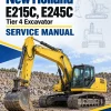 New Holland E215C, E245C Tier 4 Excavator Service Manual New Holland E215C, E245C Tier 4 Excavator Service Manual