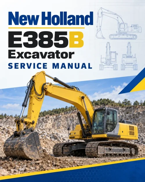 New Holland E385B ROPS Tier 3 Excavator Service Manual New Holland E385B ROPS Tier 3 Excavator Service Manual