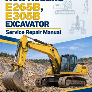 New Holland E265B, E305B ROPS Tier 3 Excavator Service Manual