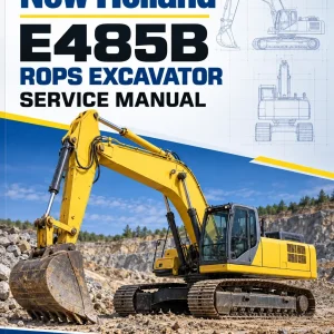 New Holland E485B ROPS Excavator Service Manual New Holland E485B ROPS Excavator Service Manual