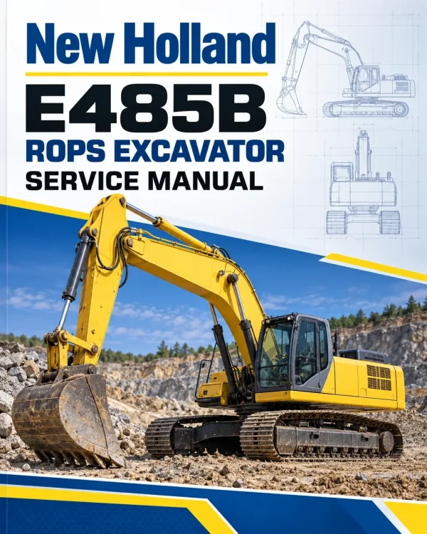 New Holland E485B ROPS Excavator Service Manual New Holland E485B ROPS Excavator Service Manual