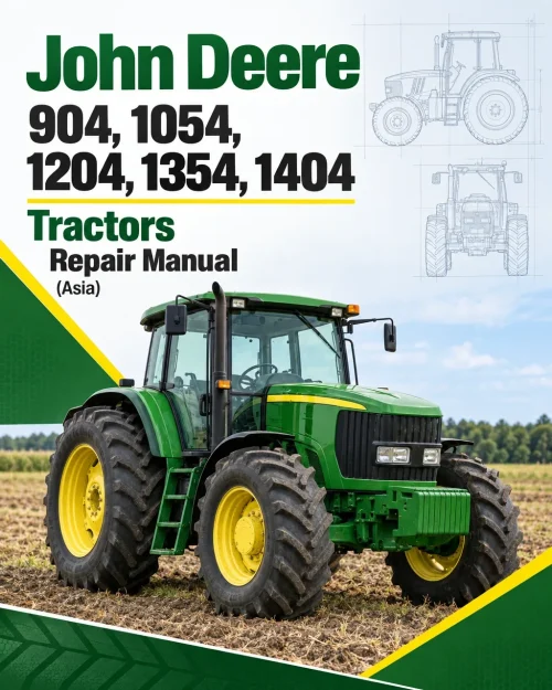John Deere 904, 1054, 1204, 1354, 1404 Tractors Repair Manual (Asia) John Deere 904, 1054, 1204, 1354, 1404 Tractors Repair Manual (Asia)