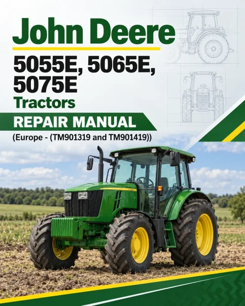 John Deere 5055E, 5065E, 5075E Tractors Repair Manual (Europe - (TM901319 and TM901419)