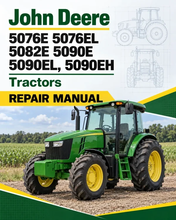 John Deere 5076E 5076EL 5082E 5090E 5090EL, 5090EH Tractors Repair Manual