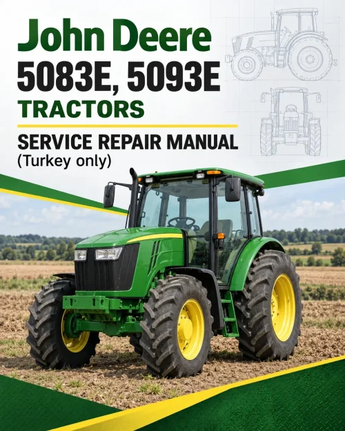 John Deere 5083E, 5093E Tractors Service Repair Manual (Turkey only) John Deere 5083E, 5093E Tractors Service Repair Manual (Turkey only)