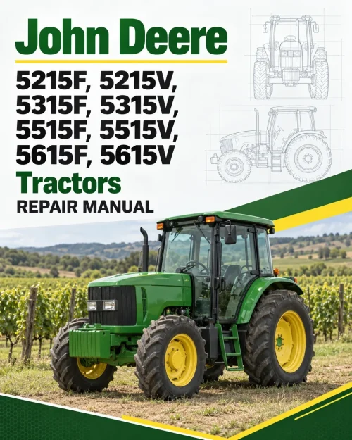John Deere 5215F, 5215V, 5315F, 5315V, 5515F, 5515V, 5615F, 5615V Tractors Repair Manual