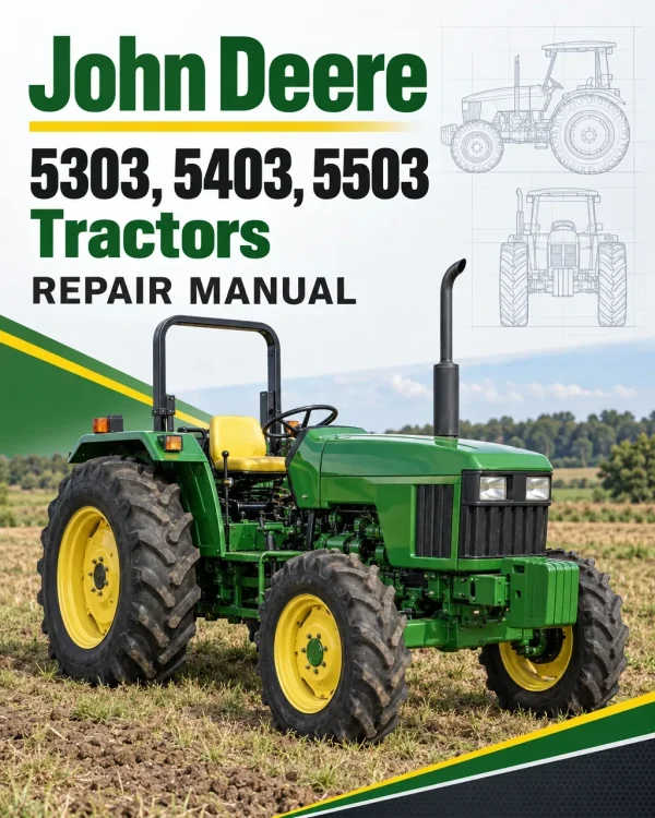 John Deere 5303, 5403, 5503 Tractors Repair Manual