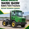 John Deere 1842GV, 1842HV Sabre Yard Tractors Repair Technical Manual (TM1740) John Deere 1842GV, 1842HV Sabre Yard Tractors Repair Technical Manual (TM1740)