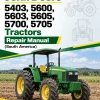 John Deere 5403, 5600, 5603, 5605, 5700, 5705 Tractors Repair Manual (South America) John Deere 5403, 5600, 5603, 5605, 5700, 5705 Tractors Repair Manual (South America)