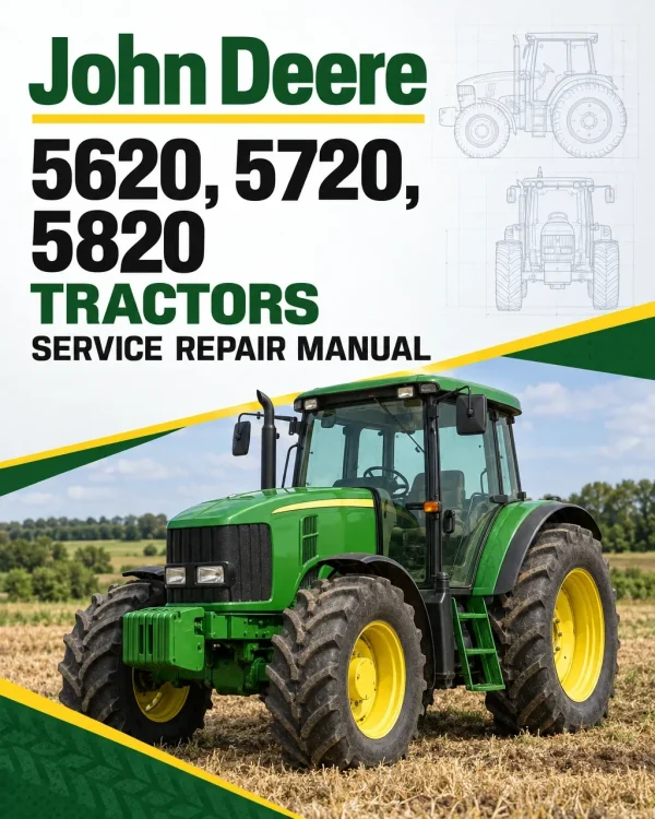John Deere 5620, 5720, 5820 Tractors Service Repair Manual