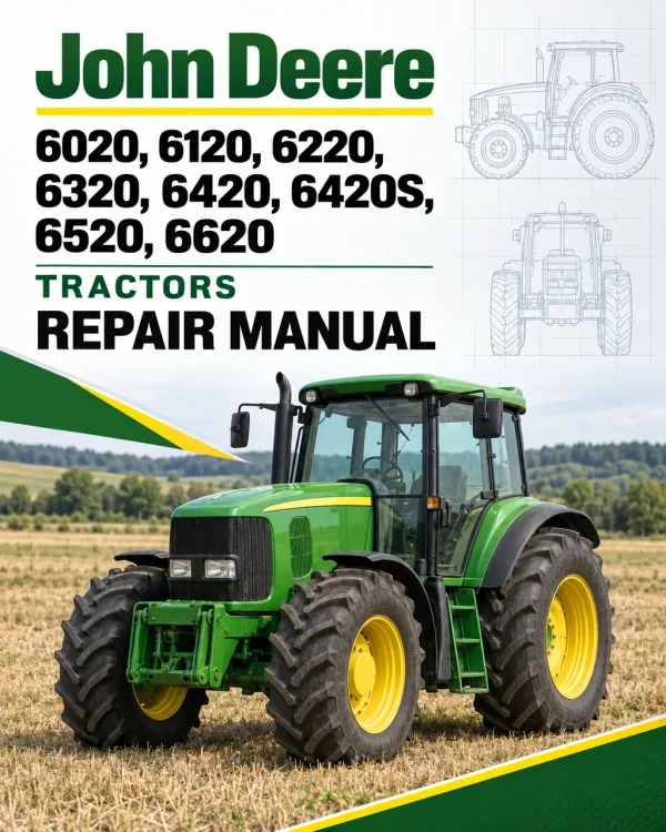 John Deere 6020, 6120, 6220, 6320, 6420, 6420S, 6520, 6620 Tractors Repair Manual John Deere 6020, 6120, 6220, 6320, 6420, 6420S, 6520, 6620 Tractors Repair Manual