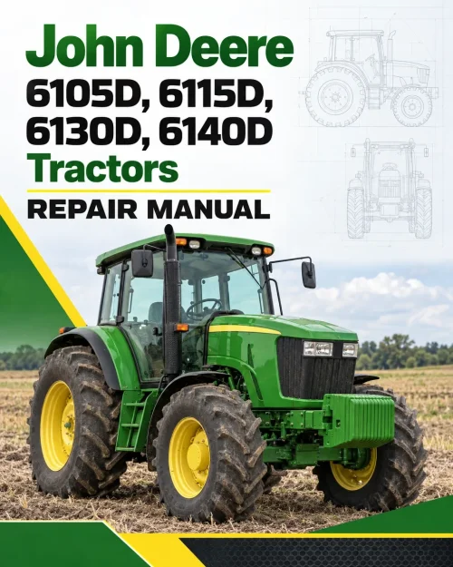 John Deere 6105D, 6115D, 6130D, 6140D Tractors Repair Manual John Deere 6105D, 6115D, 6130D, 6140D Tractors Repair Manual