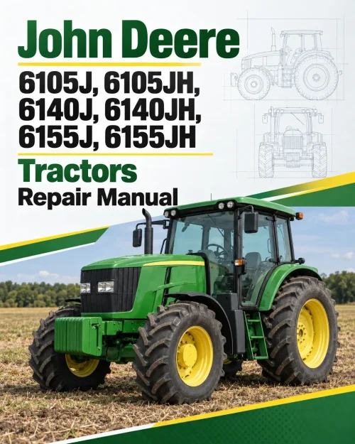John Deere 6105J, 6105JH, 6140J, 6140JH, 6155J, 6155JH Tractors Repair Manual John Deere 6105J, 6105JH, 6140J, 6140JH, 6155J, 6155JH Tractors Repair Manual