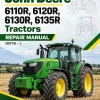 John Deere 6110R, 6120R, 6130R, 6135R Tractors Repair Manual (MY18 - )