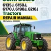John Deere 6135J, 6150J, 6170J, 6190J, 6210J Tractors Repair Manual (SN before -599999) John Deere 6135J, 6150J, 6170J, 6190J, 6210J Tractors Repair Manual (SN before -599999)