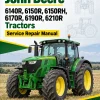 John Deere 6140R, 6150R, 6150RH, 6170R, 6190R, 6210R Tractors Service Repair Manual John Deere 6140R, 6150R, 6150RH, 6170R, 6190R, 6210R Tractors Service Repair Manual