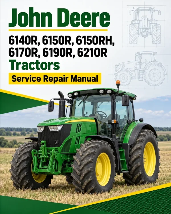 John Deere 6140R, 6150R, 6150RH, 6170R, 6190R, 6210R Tractors Service Repair Manual John Deere 6140R, 6150R, 6150RH, 6170R, 6190R, 6210R Tractors Service Repair Manual