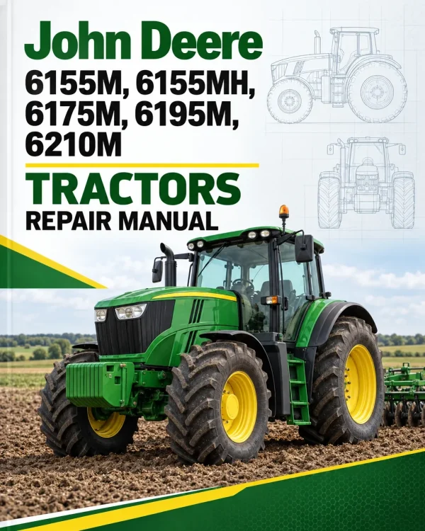 John Deere 6155M, 6155MH, 6175M, 6195M, 6210M Tractors Repair Manual John Deere 6155M, 6155MH, 6175M, 6195M, 6210M Tractors Repair Manual