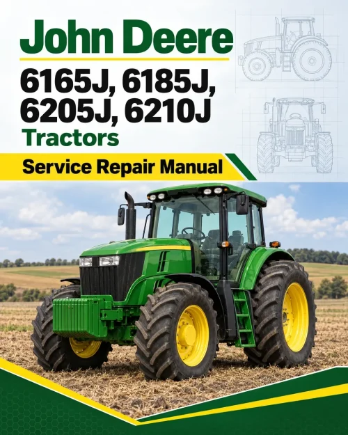 John Deere 6165J, 6185J, 6205J, 6210J Tractors Service Repair Manual (MY2015) John Deere 6165J, 6185J, 6205J, 6210J Tractors Service Repair Manual (MY2015)