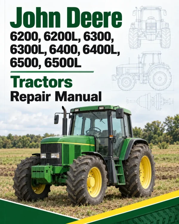 John Deere 6200, 6200L, 6300, 6300L, 6400, 6400L, 6500, 6500L Tractors Repair Manual John Deere 6200, 6200L, 6300, 6300L, 6400, 6400L, 6500, 6500L Tractors Repair Manual