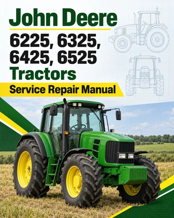 John Deere 6225, 6325, 6425, 6525 Tractors Service Repair Manual John Deere 6225, 6325, 6425, 6525 Tractors Service Repair Manual