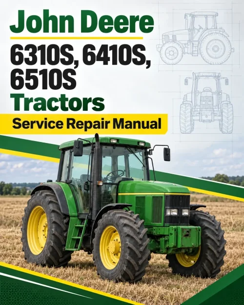 John Deere 6310S, 6410S, 6510S Tractors Service Repair Manual