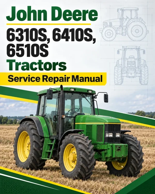 John Deere 6310S, 6410S, 6510S Tractors Service Repair Manual