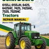 John Deere 6155J, 6155JH, 6425, 6425HC, 7425, 7425HC, 7525, 7525HC Tractors Repair Manual (Mexico Only) John Deere 6155J, 6155JH, 6425, 6425HC, 7425, 7425HC, 7525, 7525HC Tractors Repair Manual (Mexico Only)