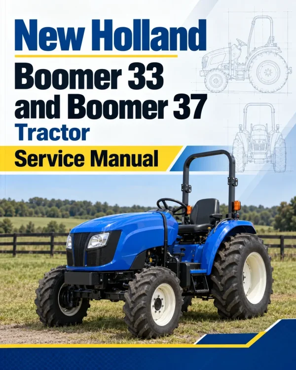 New Holland Boomer 33 and Boomer 37 Tractor Service Manual