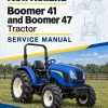 New Holland Boomer 41 and Boomer 47 Tractor Service Manual