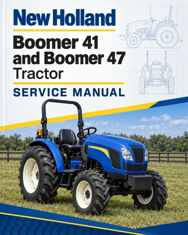 New Holland Boomer 41 and Boomer 47 Tractor Service Manual