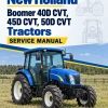 New Holland Boomer 40D CVT, 45D CVT, 50D CVT Tractors Service Manual New Holland Boomer 40D CVT, 45D CVT, 50D CVT Tractors Service Manual