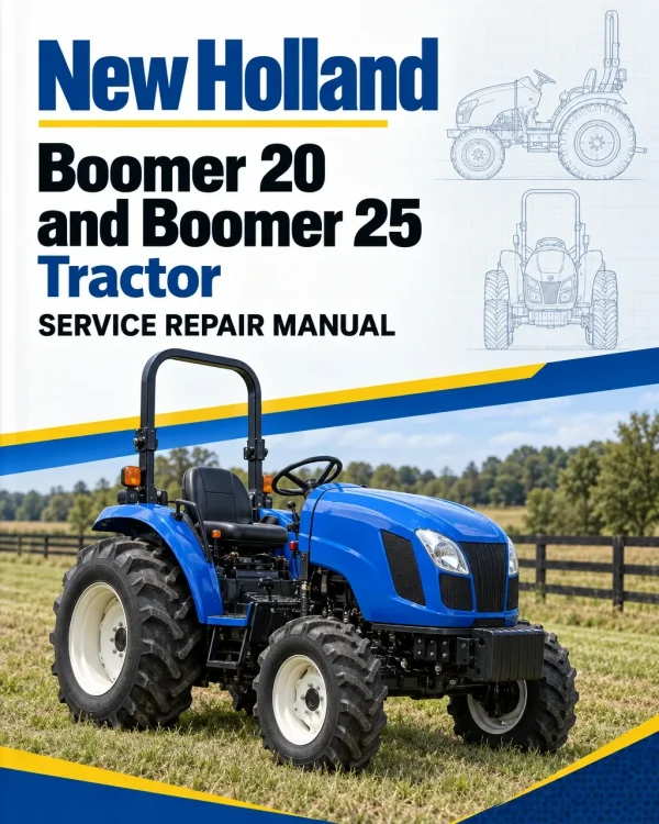 New Holland Boomer 20 and Boomer 25 Tractor Service Manual