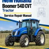 New Holland Boomer 54D CVT Tractor Service Manual