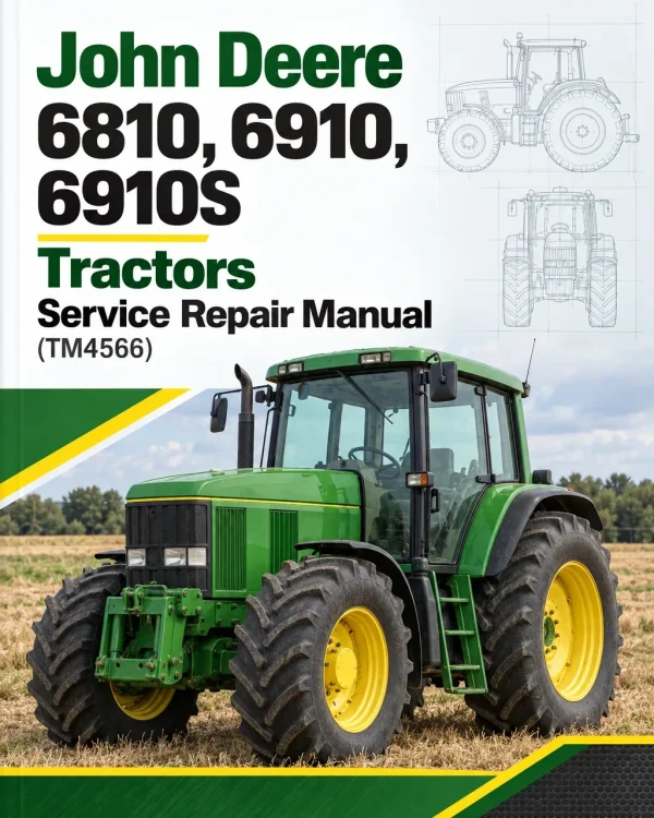 John Deere 6810, 6910, 6910S Tractors Service Repair Manual (TM4566) John Deere 6810, 6910, 6910S Tractors Service Repair Manual (TM4566)