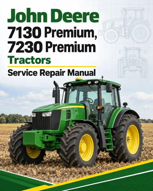 John Deere 7130 Premium, 7230 Premium Tractors Service Repair Manual John Deere 7130 Premium, 7230 Premium Tractors Service Repair Manual