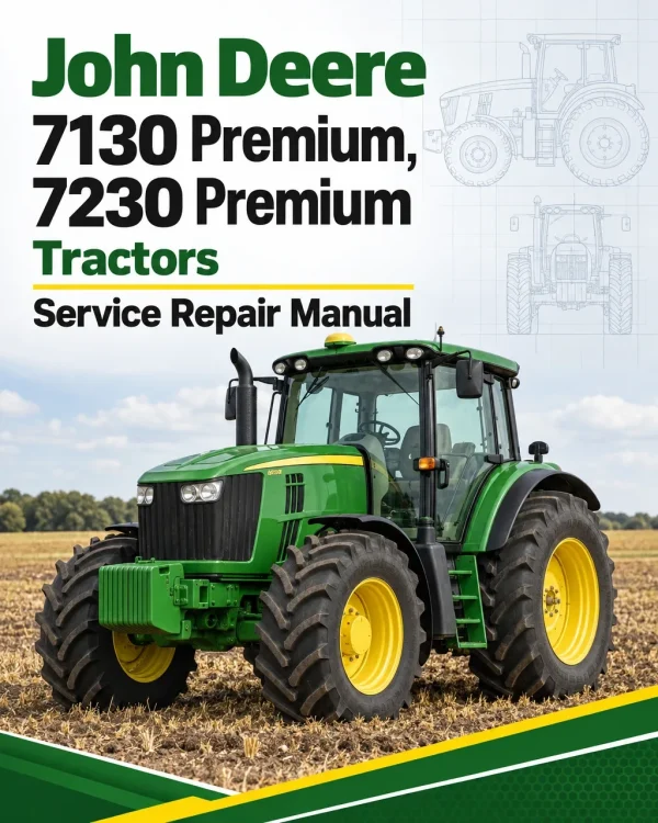 John Deere 7130 Premium, 7230 Premium Tractors Service Repair Manual