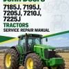 John Deere 7185J, 7195J, 7205J, 7210J, 7225J Tractors Service Repair Manual