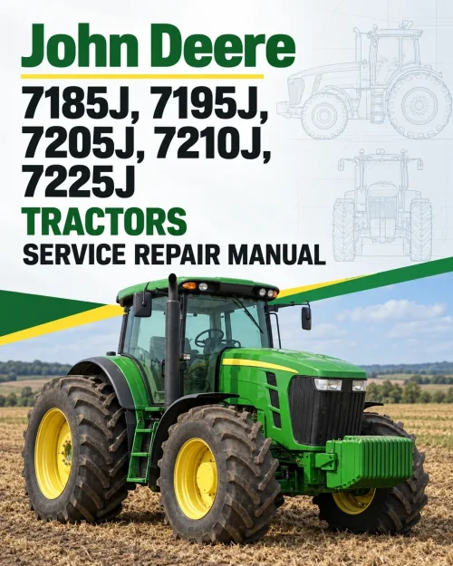 John Deere 7185J, 7195J, 7205J, 7210J, 7225J Tractors Service Repair Manual John Deere 7185J, 7195J, 7205J, 7210J, 7225J Tractors Service Repair Manual