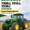 John Deere 7200J, 7215J, 7230J Tractors Service Repair Manual (TM805019 and TM805119) John Deere 7200J, 7215J, 7230J Tractors Service Repair Manual (TM805019 and TM805119)