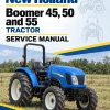 New Holland Boomer 45, 50 and 55 Tractor Service Manual New Holland Boomer 45, 50 and 55 Tractor Service Manual