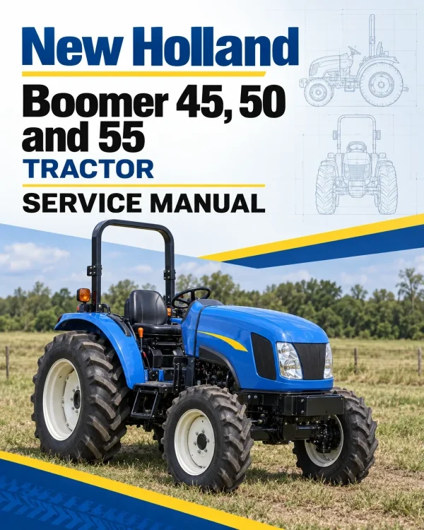 New Holland Boomer 45, 50 and 55 Tractor Service Manual New Holland Boomer 45, 50 and 55 Tractor Service Manual