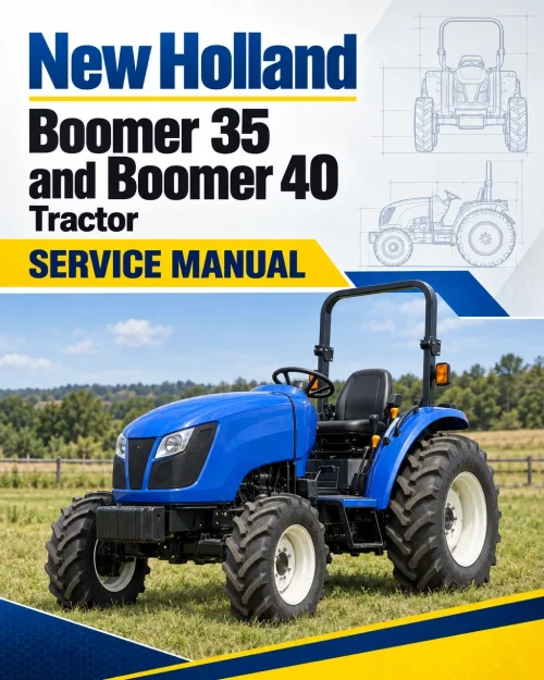 New Holland Boomer 35 and Boomer 40 Tractor Service Manual New Holland Boomer 35 and Boomer 40 Tractor Service Manual