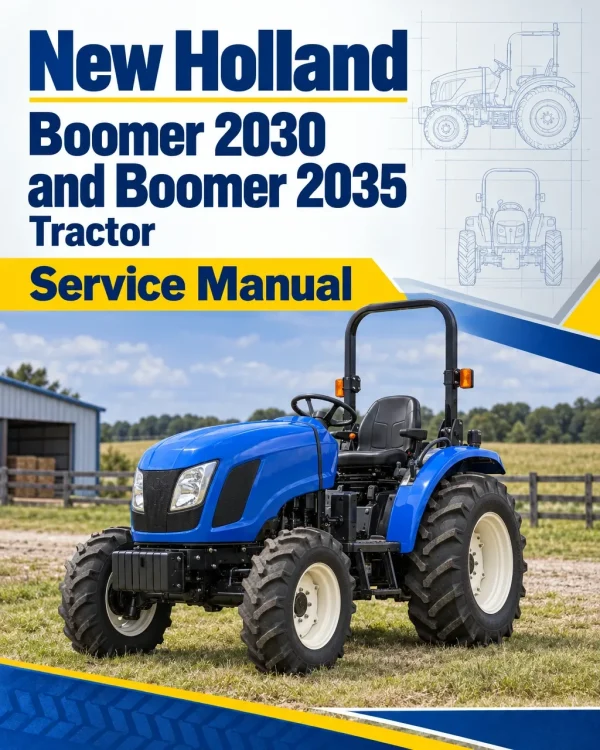 New Holland Boomer 2030 and Boomer 2035 Tractor Service Manual