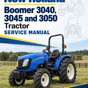 New Holland Boomer 3040, 3045 and 3050 Tractor Service Manual