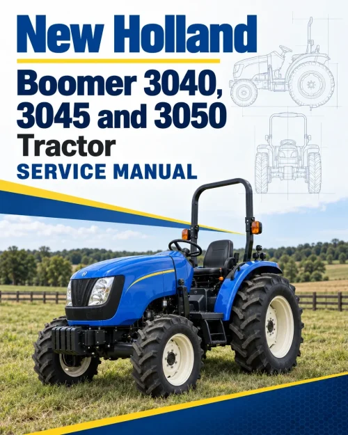 New Holland Boomer 3040, 3045 and 3050 Tractor Service Manual New Holland Boomer 3040, 3045 and 3050 Tractor Service Manual