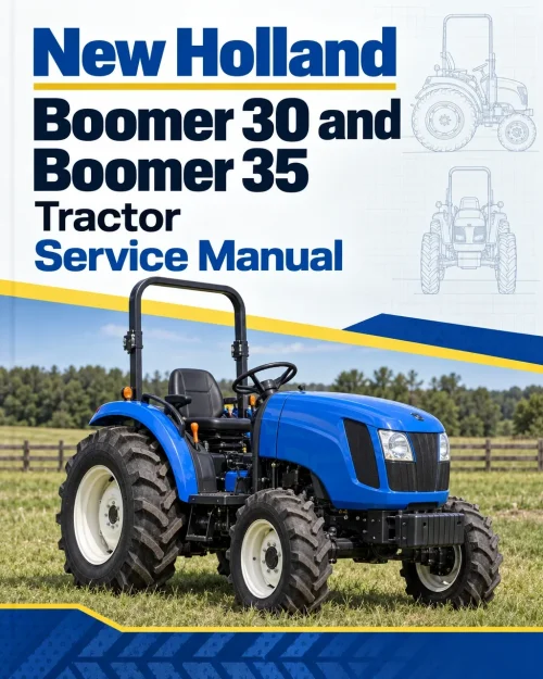 New Holland Boomer 30 and Boomer 35 Tractor Service Manual New Holland Boomer 30 and Boomer 35 Tractor Service Manual