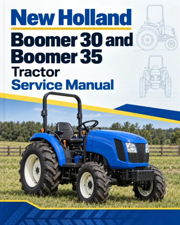 New Holland Boomer 30 and Boomer 35 Tractor Service Manual New Holland Boomer 30 and Boomer 35 Tractor Service Manual